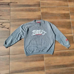 Crewneck redrum Baggy rap szara bluza