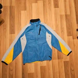 Columbia kurtka wiatrówka Windbreaker Niebieska retro