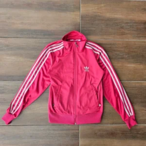 Adidas firebird bluza na zamek różowa