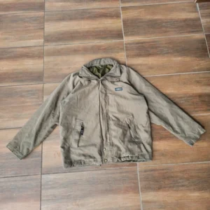 Playboy Kurtka khaki retro vintage zamsz