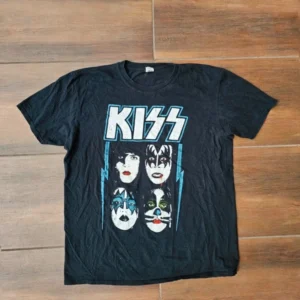 Vintage tee Kiss graphic T-shirt