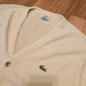 Lacoste Kardigan Vintage sweter izod lacoste