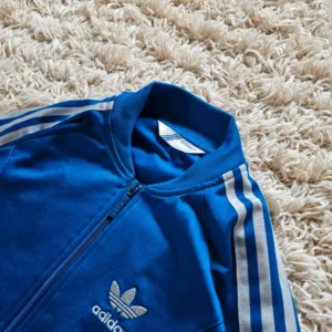 Bluza adidas rozpinana Zip niebieska silver
