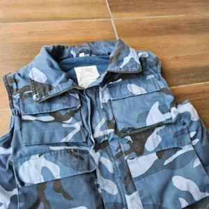 Vintage Camo vest navy archive retro