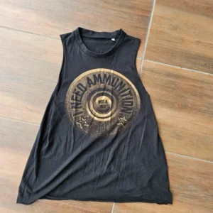 Vintage graphic tank top i need ammunition