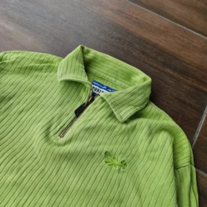 Reebok vintage top green y2k half zip