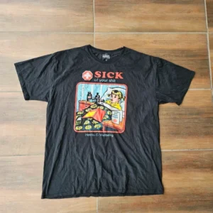 Vintage graphic tee sick of your