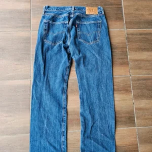 Levi's 501 szerokie jeansy niebieskie klasyczne