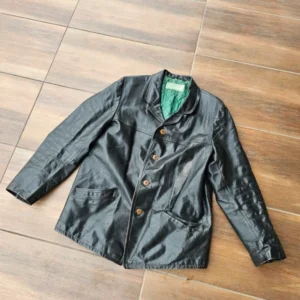 Real leather kurtka 100% skórzana retro