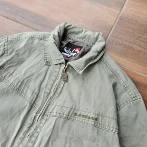 Quicksilver kurtka wiatrówka zielona khaki retro