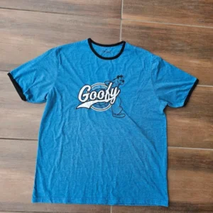 Vintage tee disneyland goofy disneyland niebieski