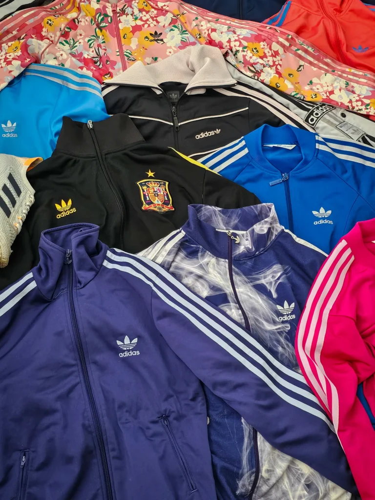 Vintage bluzy adidas firebird dużo