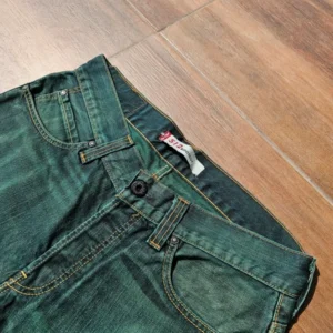 Levi's spodenki jeansowe 512 zielone