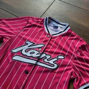 Karl kani baseball shirt różowa koszula
