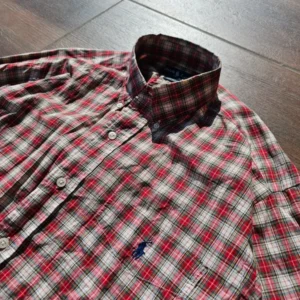 Ralph Lauren koszula w kratę czerwona