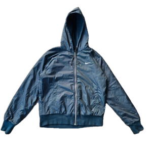 Nike bomber jacket zip up hoodie dwustronna
