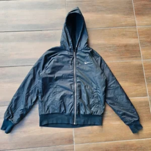 Nike bomber jacket zip up hoodie dwustronna
