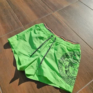 Versace szorty kąpielówki zielone neon meduza