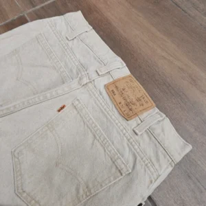 Levi's orange tab 550 jeansy beżowe