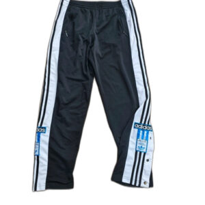 Adidas adibreak vintage pants spodnie dresowe trackpants 90's czarne niebieskie retro 28