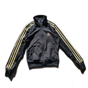 Adidas firebird bluza złota czarna vintage retro y2k zip up 23