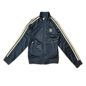 Adidas firebird złota bluza czarna na zamek zip up tracksuit 25