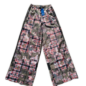 Adidas her studio london baggy pants szerokie spodnie trackpants ortalion print róża japan flared 23