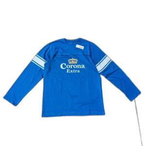 Corona extra longsleeve niebieska bluzka piwo beer party loose 25
