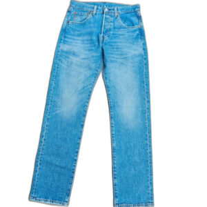 Levi's 501 jeansy nowe straight leg baby blue retro 30