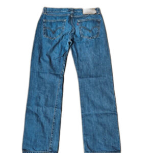 Levi's 501 szerokie niebieskie jeansy classic retro y2k granatowe 28
