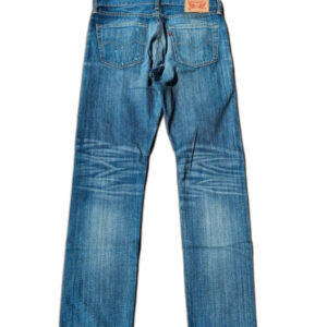 Levi's 508 jeansy bootcut granatowe navy retro vintage y2k straight leg