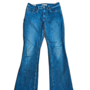 Levis 725 high rise bootcut jeans dzwony granatowe navy y2k archive