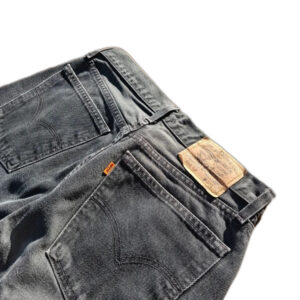 Levi's 882 jeansy Orange tab boyfriend mom jeans washed czarne vintage 90's 24