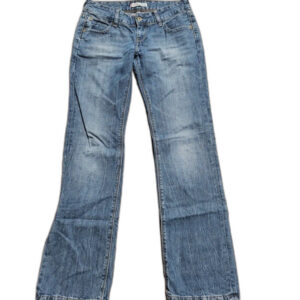 Levi's jeansy z niskim stanem 530 bootcut baby blue washed distressed baddie retro