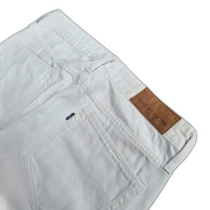 Levi's made and crafted spodnie białe jeansy damskie classic casual