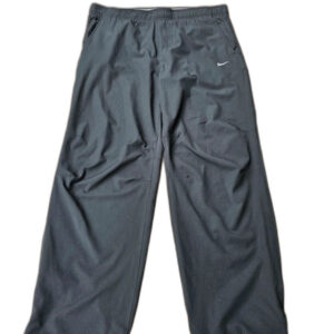 Nike trackpants czarne spodnie baggy szerokie ortalion rap hiphop vintage 25
