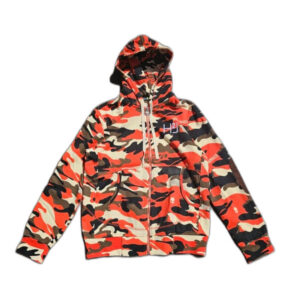 skull full print hoodie zip skeleton hydrogen orange khaki beige y2k military 29