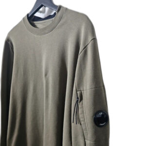 C.P. Company pinegreen khaki crewneck zielony classic casual gorpcore utility