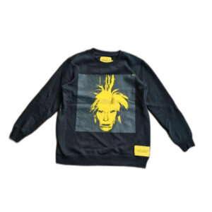 Calvin Klein Andy Warhol crewneck czarna bluza z nadrukiem archive retro 31